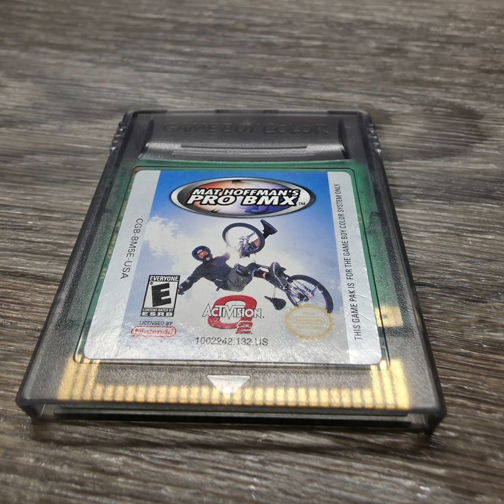 Mat Hoffman's Pro BMX Nintendo Game Boy Color GBC 2001 Cartridge Tested Works